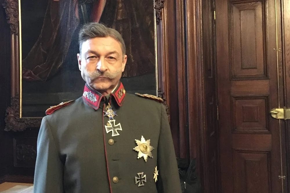 Kaiser Wilhelm Saws Wood