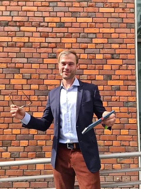Christopher Reinhardt in seinem zweiten Element