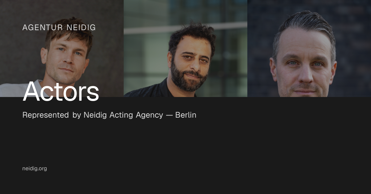 Actors | Neidig Agency